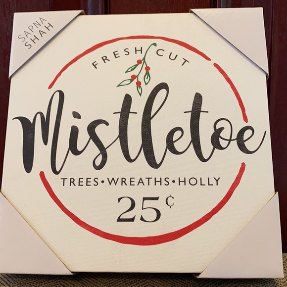 ~Samoa Shah~ “Fresh Cut Mistletoe” Canvas Art - Picture 1 of 5